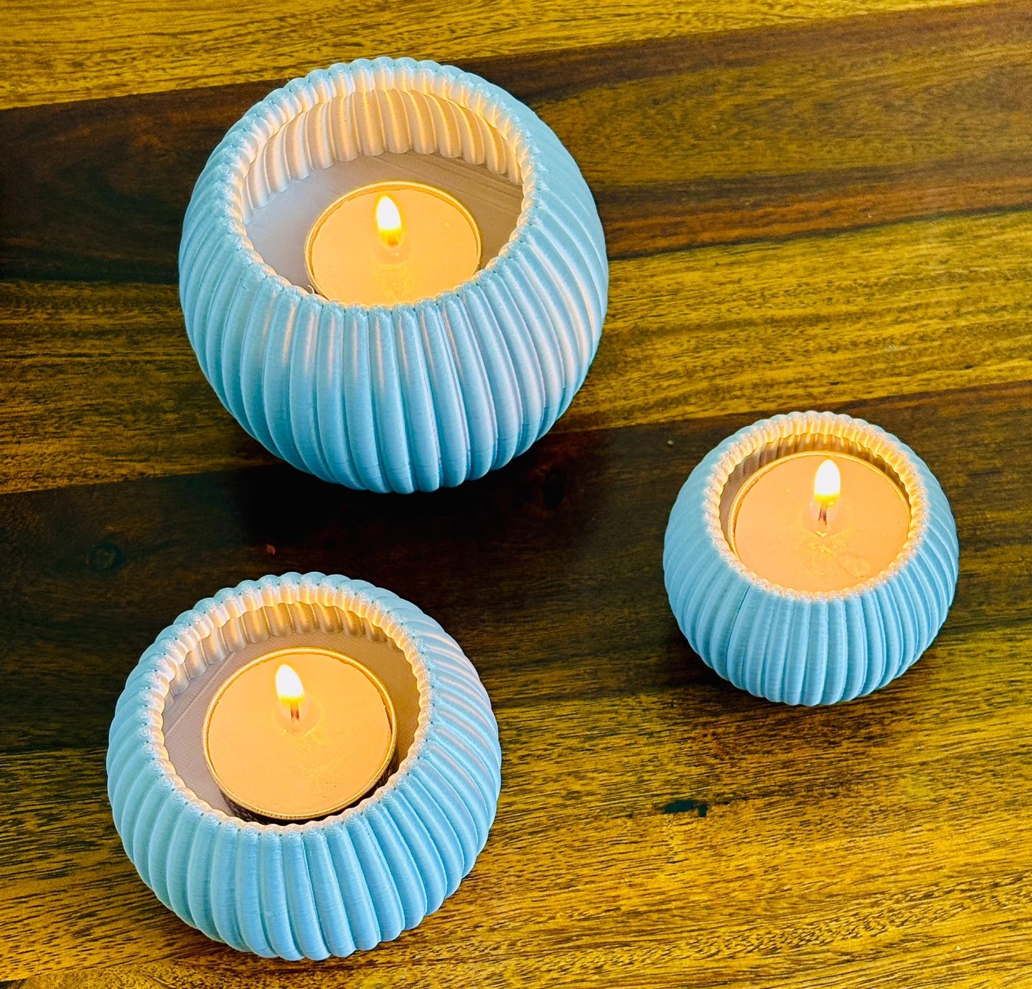Candle Light Holder Set (3 Pieces)