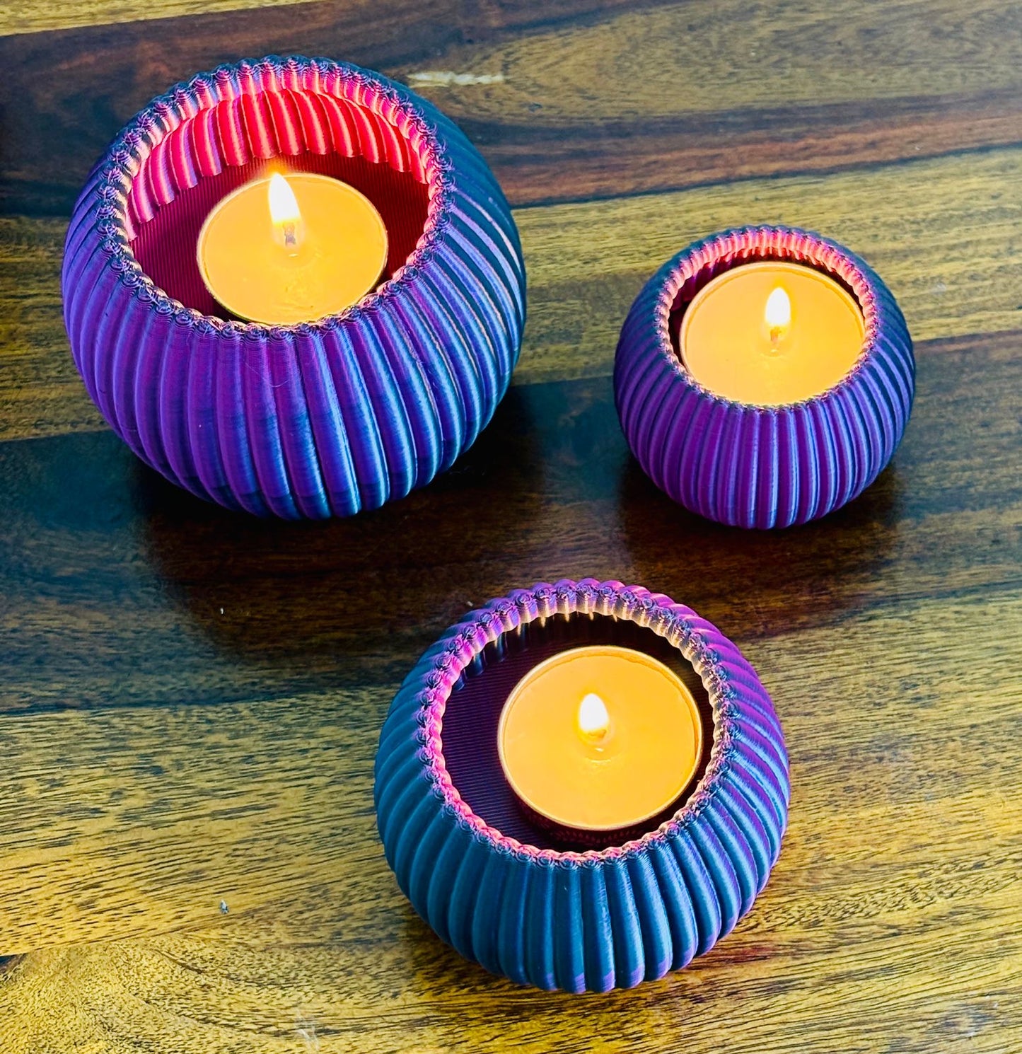 Candle Light Holder Set (3 Pieces)