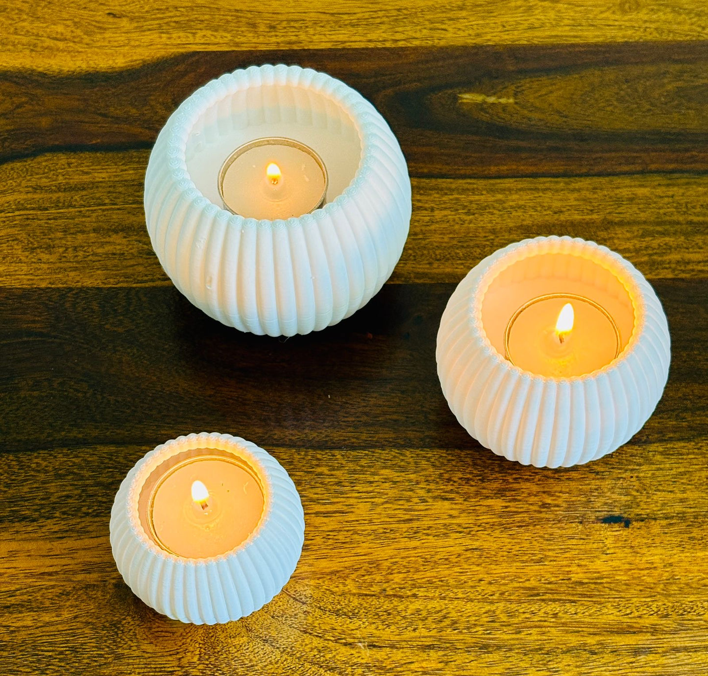 Candle Light Holder Set (3 Pieces)