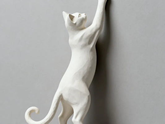 Paintable Cat Figurine