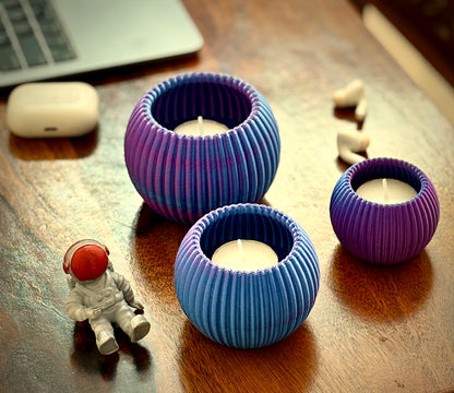 Candle Light Holder Set (3 Pieces)