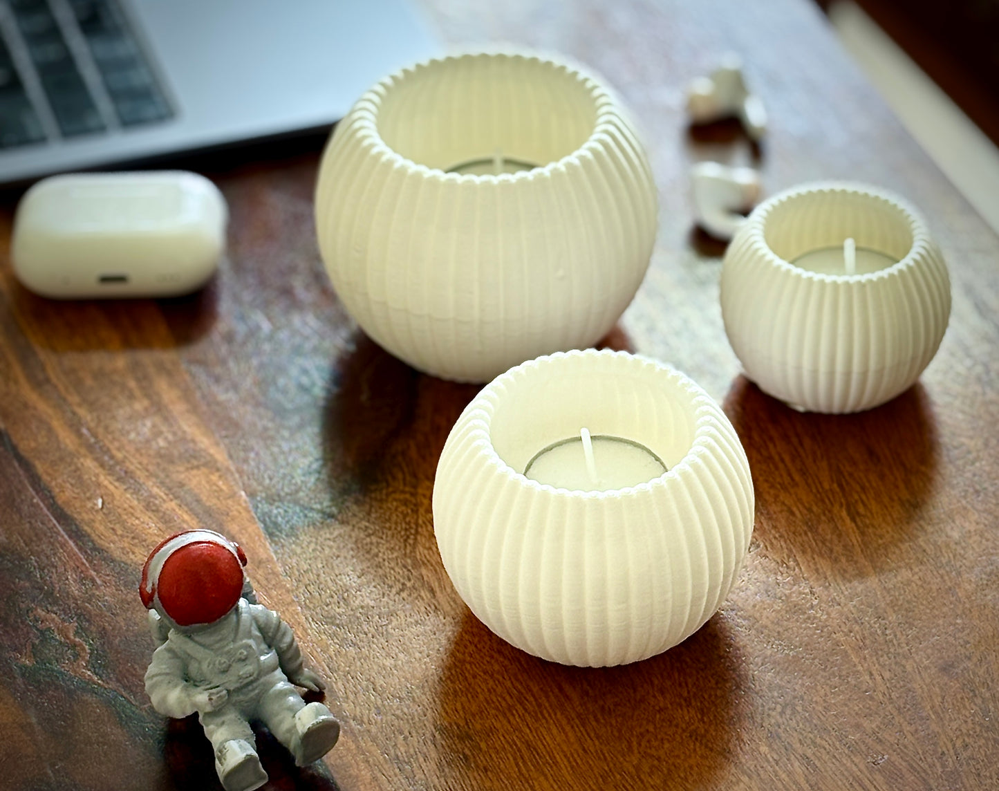 Candle Light Holder Set (3 Pieces)