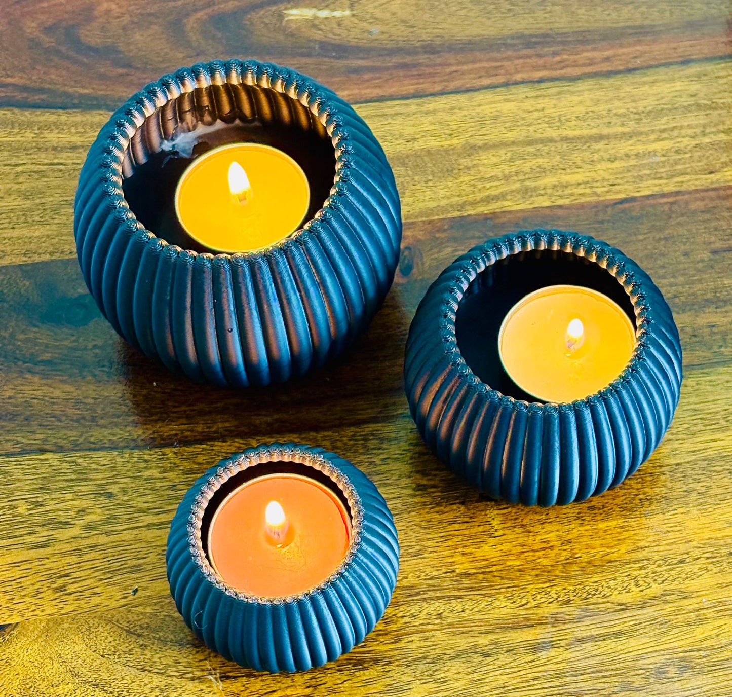 Candle Light Holder Set (3 Pieces)